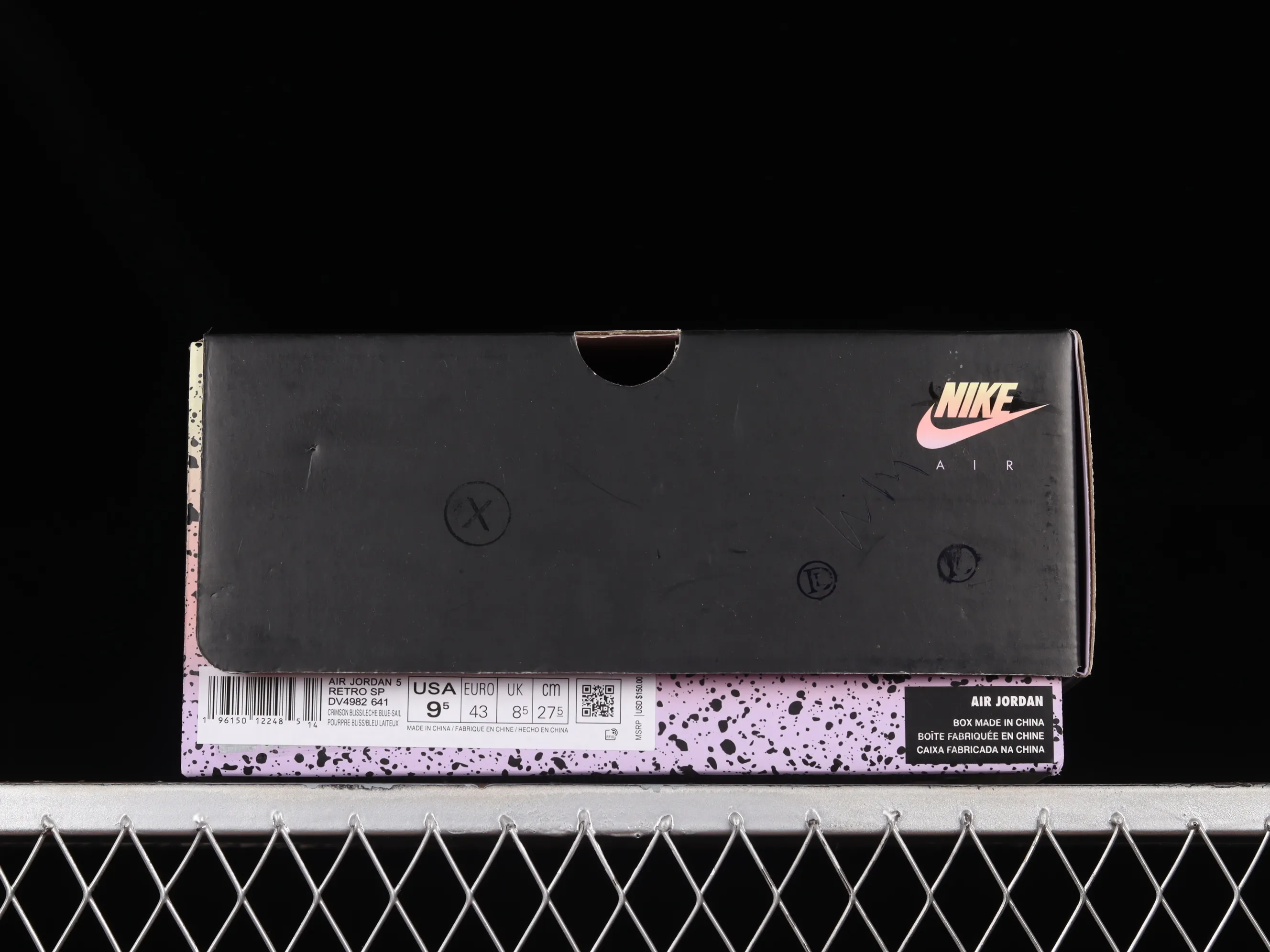 All categories Air Jordan Jordan series basketball shoes Air Jordan 5 pure original version DJ Khaled x Air Jordan 5 We The Best "Crimson Bliss" AJ5 Joe 5 joint model DV4982-641